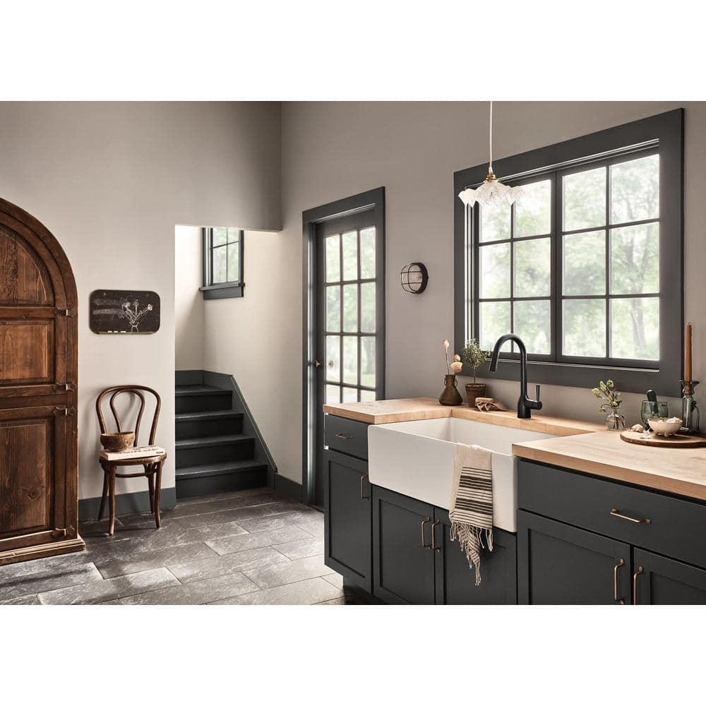 Adler Single-Handle Pull-Down Sprayer Kitchen Faucet with Reflex and Power Clean in Matte Black - mgtlwofgj7vq4vuleuc2@2x.jpg