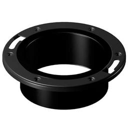 DWV Plastic Ring Closet Flange, 4 x 3 in, Hub, ABS - mi0h0yuwrkatdskusgma@2x.jpg