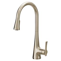 Sinema 1.5 GPM Single Hole Pull Down Kitchen Faucet with Reflex, Duralock and Duralast - mibzqdqq4tkjhpjzo8zj@2x.jpg
