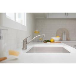 Jolt 1.5 GPM Single Hole Kitchen Faucet - Includes Escutcheon - mienpuzokrmswssb74x0@2x.jpg
