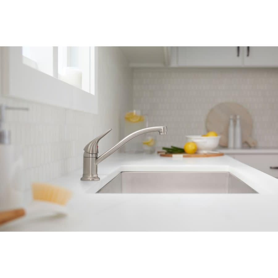 Jolt 1.5 GPM Single Hole Kitchen Faucet - Includes Escutcheon - mienpuzokrmswssb74x0@2x.jpg