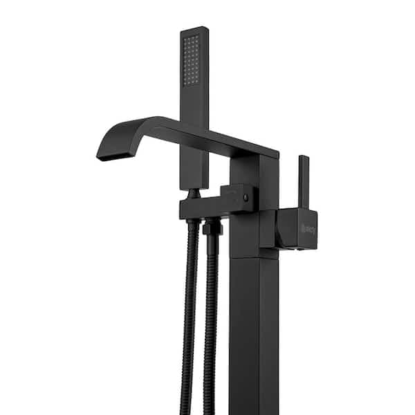 AKDY 1-Handle Freestanding Floor Mount Tub Faucet Bathtub Filler with Hand Shower in Matte Black TF0060 - mjtsrwlrneuexn9oqbi9@2x.jpg
