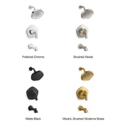KOHLER Sundae Single-Handle 3-Spray Tub and Shower Faucet 1.75 GPM in Vibrant Brushed Moderne Brass (Valve Included) R28798-4G-2MB - mlvggsyo26jfjvgqwzq1@2x.jpg