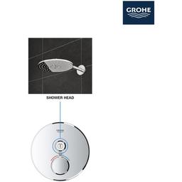 Grohtherm Single Function Thermostatic Valve Trim Only with Double Knob Handles and Volume Control - Less Rough In - mmfzf4toxcmyzpfd3mcm_x500.jpg