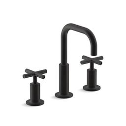 Purist® Widespread Lavatory Faucet, ADA, 2 Handle, 3-Hole, 1.2 gpm, Matte Black - mmwneol1nnkone0hbhrc@2x.jpg