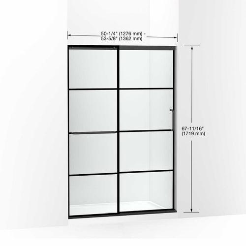 Elate 70-1/2" High x 53-5/8" Wide Sliding Framed Shower Door with Clear Decorative Grid Glass - mn8pr2iz4xdiuawp3z7c_x500.jpg