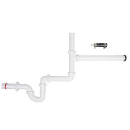 1-1/2 in. White Plastic Slip-Joint Garbage Disposal Install Kit with Dishwasher Garbage Disposal Connector - mnsh3fwqsukquzxnsihz@2x.jpg