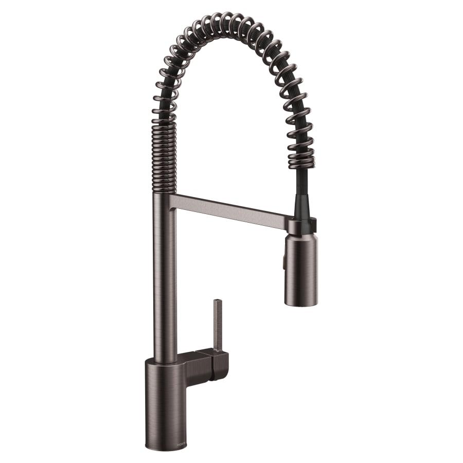 Align 1.5 GPM Single Hole Pre-Rinse Pull Down Kitchen Faucet with Power Boost - moen-5923bls-9170648@2x.jpg