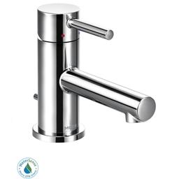Align 1.2 GPM Single Hole Bathroom Faucet with Pop-Up Drain Assembly - moen-6191-133@2x.jpg