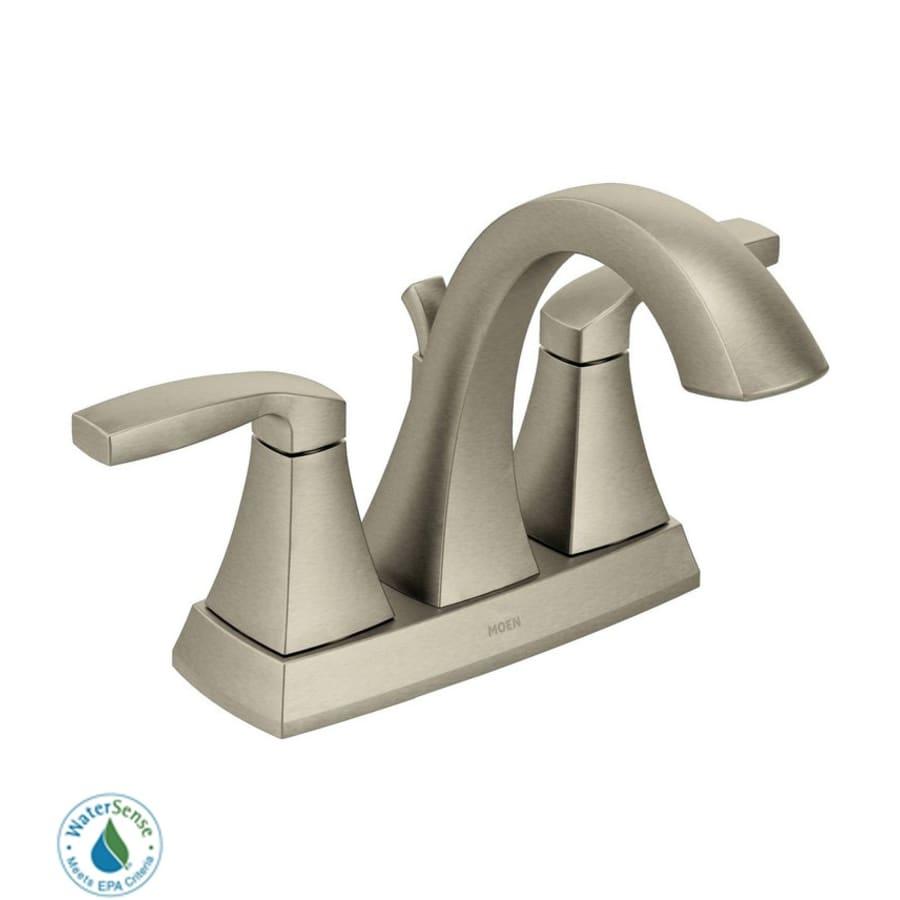 Voss Double Handle Centerset Bathroom Faucet - Valve Included - moen-6901bn-159@2x.jpg