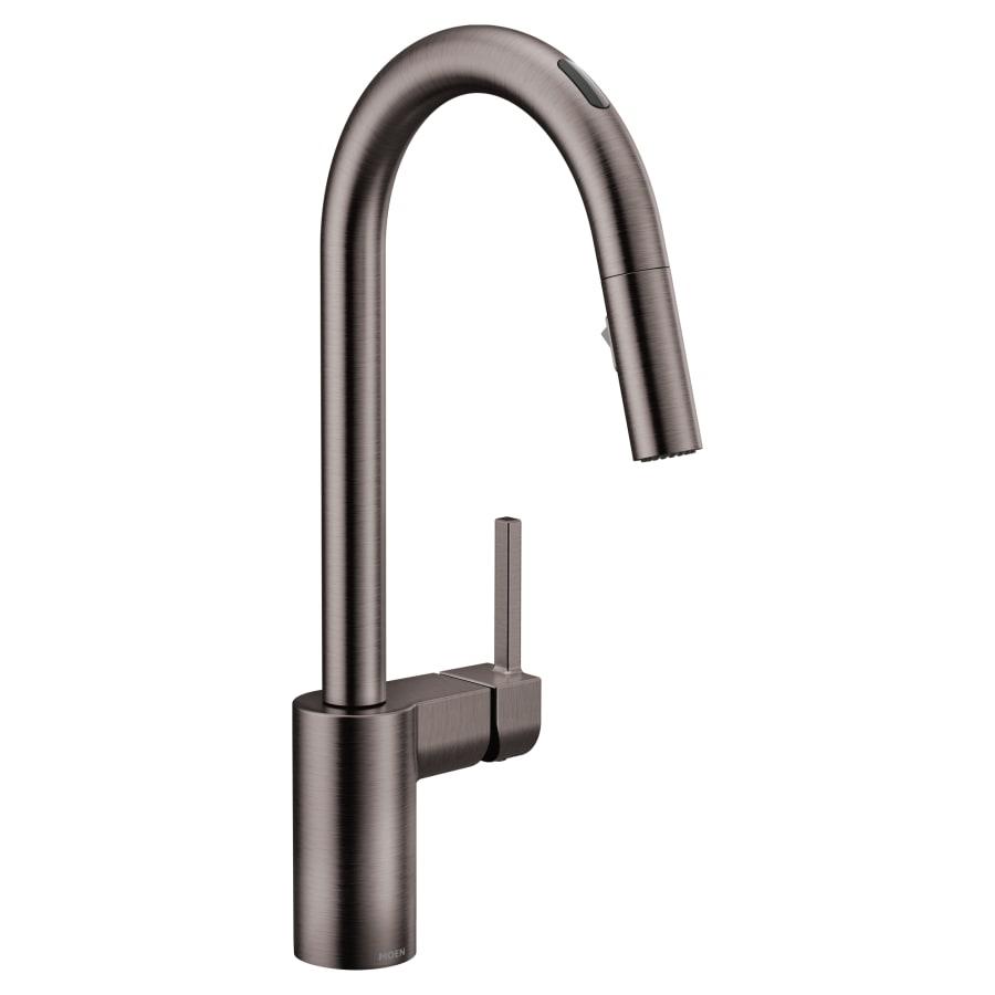 Align Smart Faucet 1.5 GPM Single Hole Pull Down Kitchen Faucet with Voice Control - moen-7565evbls-5080072@2x.jpg