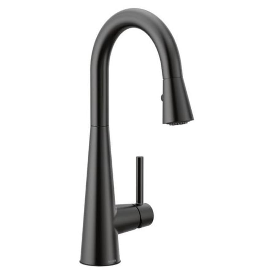 Sleek 1.5 GPM Single Hole Pull Down Bar Faucet - moen-7664bl-5848505@2x.jpg