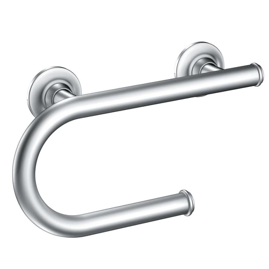 7-5/8" x 1" Grab Bar with Integrated Tissue Holder from the Home Care Collection - moen-csilr2352dch-153@2x.jpg