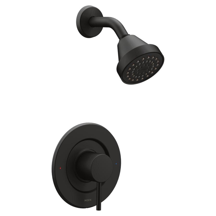 Single Handle Posi-Temp Pressure Balanced Shower Trim with 1.75 GPM Shower Head from the Align Collection (Less Valve) - moen-t2192epbl-5720789@2x.jpg