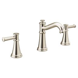 Belfield 1.2 GPM Widespread Bathroom Faucet - Includes Metal Pop-Up Drain Assembly - moen-t6405nl-1625483@2x.jpg