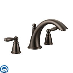 Deck Mounted Roman Tub Filler Trim from the Brantford Collection (Less Valve) - moen-t933orb-830@2x.jpg