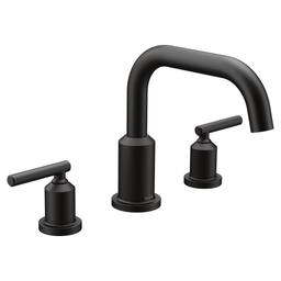 Gibson Widespread Deck Mounted Roman Tub Filler Trim with Two Handles - Less Rough In Valve - moen-t961bl-5131189@2x.jpg