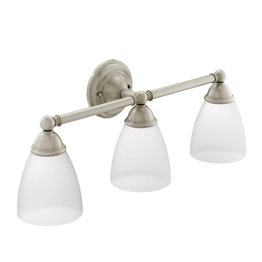 Brantford 26" Wide 3 Light Bathroom Vanity Light with Frosted Shades - moen-yb2263bn-722925@2x.jpg