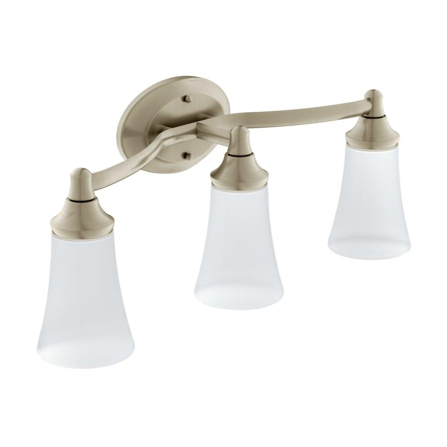 Eva 23" Wide 3 Light Bathroom Vanity Light with Frosted Shades - moen-yb2863bn-722925@2x.jpg