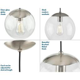 Atwell 1-Light Brushed Nickel Clear Glass Globe Modern Medium Pendant Hanging Light - mpyiyl2kuz8pupp9soga@2x.jpg