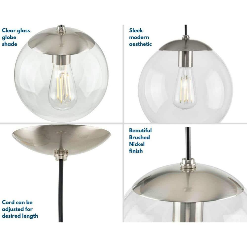 Atwell 1-Light Brushed Nickel Clear Glass Globe Modern Medium Pendant Hanging Light - mpyiyl2kuz8pupp9soga@2x.jpg