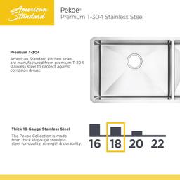 Pekoe 35" Double Basin Stainless Steel Kitchen Sink for Undermount Installations - Drains Included - mqfvmmvkxfia739ugecp@2x.jpg