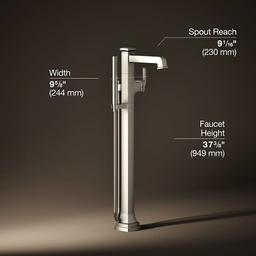 Riff Floor Mounted Tub Filler with Built-In Diverter - Includes Hand Shower - mqsnv3vxtiidbs0byfcs@2x.jpg