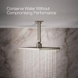 Contemporary Square 8" Single Function 2.5 GPM Rainhead with MasterClean Sprayface and Katalyst Air-Induction Technology - mrmfxfidujrse603nl5q@2x.jpg