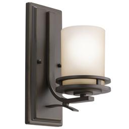 Hendrik Single Light 12" Tall Wall Sconce with Satin Etched Glass Shade - mrnsk7h4uki7uahpnna7@2x.jpg