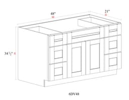 Vanity Single Sink Base Cabinet with Drawers - 48"W * 34- 1/2"H * 21"D - 6DRW - ms0aillpiiphsmacdfhh@2x.jpg
