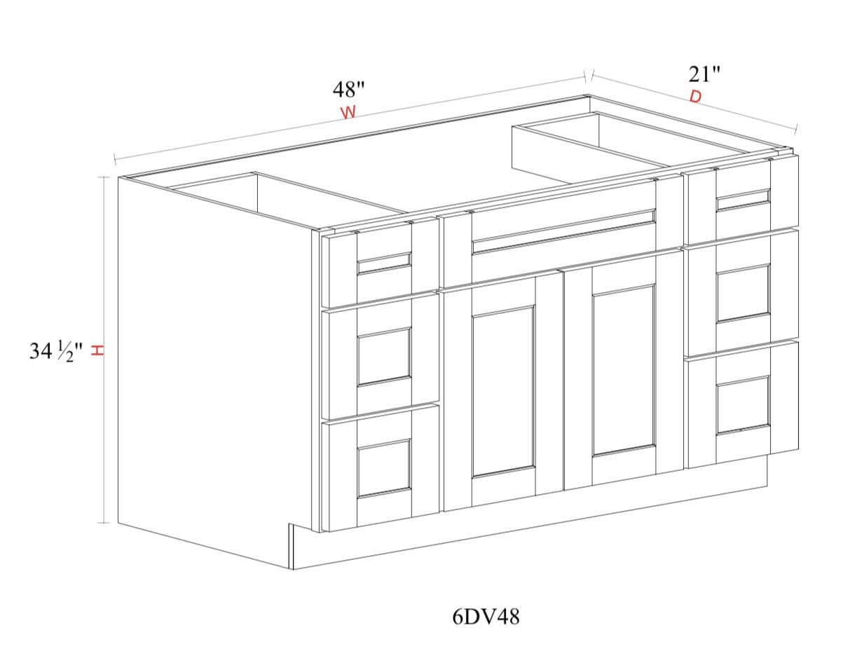 Vanity Single Sink Base Cabinet with Drawers - 48"W * 34- 1/2"H * 21"D - 6DRW - ms0aillpiiphsmacdfhh@2x.jpg