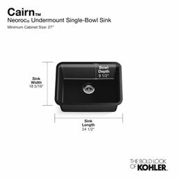 Cairn 24-1/2" Undermount Single Bowl Neoroc Granite Composite Kitchen Sink with Bottom Sink Rack - ms4cpjd1mtccswyfg3hb@2x.jpg