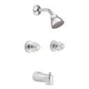 Chateau Tub and Shower Trim Package with Single Function Shower Head and Dual Acrylic Knobs - Includes Rough-In Valve - msun4peokus2r2xyiilc@2x.jpg
