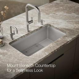 Cairn 33-1/2" Undermount Single Bowl Neoroc Granite Composite Kitchen Sink with Bottom Sink Rack - mtycqu50nzduwgbiqq02@2x.jpg