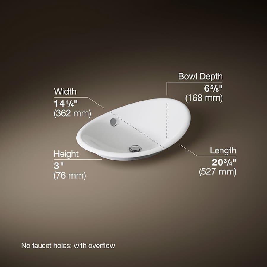 Iron Plains 20-3/4"L Enameled Cast Iron Wading Pool Oval Bathroom Sink with Overflow and White Painted Underside - muiejv4ailjqetmpczj9@2x.jpg