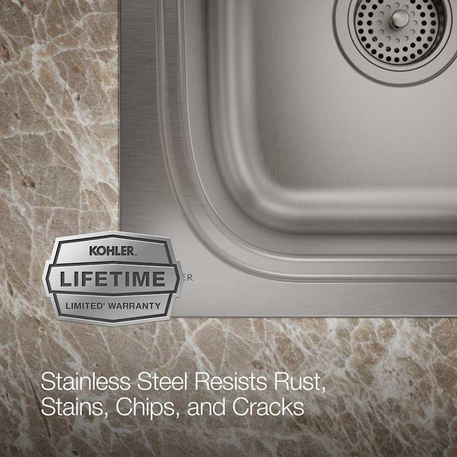 Verse 33" Double Basin Drop In Stainless Steel Kitchen Sink With Four Faucet Holes - mvnlq8exzrdsblps75ad@2x.jpg