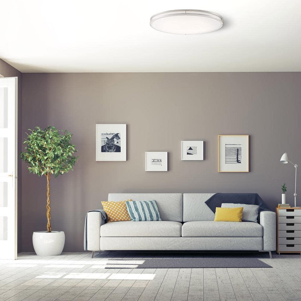 DC Series 32 in. 1-Light Modern Brushed Nickel Selectable Dimmable LED Oval Flush Mount with White Acrylic Shade - mw71yu12n3qjn2unj0ed@2x.jpg