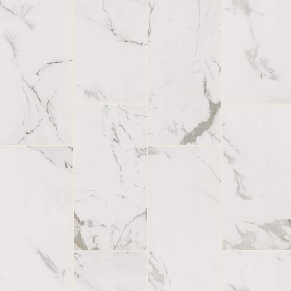 Carrara 12 in. x 24 in. Polished Porcelain Stone Look Floor and Wall Tile (16 sq. ft./Case) - mxb7yp2b66k2xuoslhlk@2x.jpg