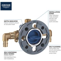 GrohSafe 3.0 Pressure Balance Valve with PEX Cold Expansion Connections, Elbow, and Service Stops - my3uhznjn3mpcpiyca85@2x.jpg
