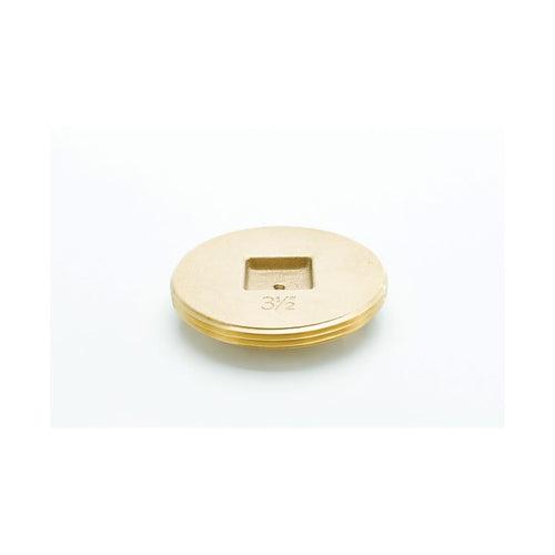 Countersunk Square Tapped Cleanout Plug, 3-1/2 in, 1/4-20, Brass - my8mqaq3cuopwmofrzs9_x500.jpg