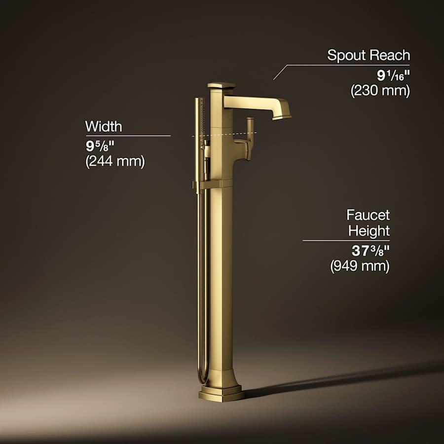 Riff Floor Mounted Tub Filler with Built-In Diverter - Includes Hand Shower - mycobtgeqjagheincywy@2x.jpg