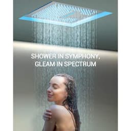 YAWWALK Thermostatic 15-Spray 16 in. Ceiling Mount Square LED Mood Lighting Shower System with Valve in Brushed Nickel CR1-S027-16NI-1 - mzvxoxei6acg4hsd60n5@2x.jpg