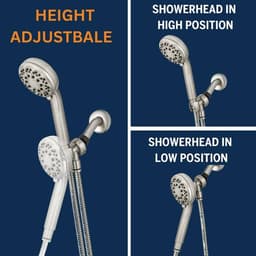 Waterpik 7-Spray Wall Mount Handheld Shower Head 1.8 GPM in Brushed Nickel XDL-769ME - n1raprn5jfhgd1dnfnqq@2x.jpg