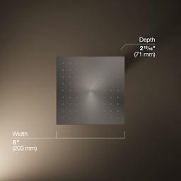 Contemporary Square 8" Single Function 2.5 GPM Rainhead with MasterClean Sprayface and Katalyst Air-Induction Technology - n2jrm9zeesopiouvepeu@2x.jpg