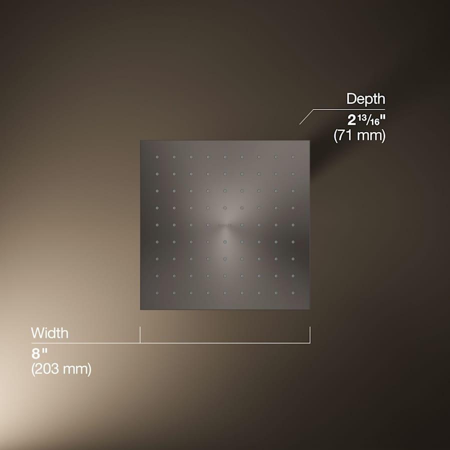 Contemporary Square 8" Single Function 2.5 GPM Rainhead with MasterClean Sprayface and Katalyst Air-Induction Technology - n2jrm9zeesopiouvepeu@2x.jpg