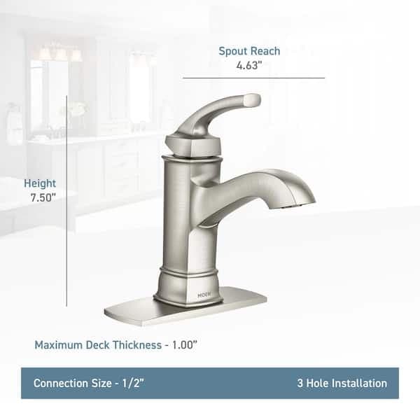MOEN Hensley Single Hole Single-Handle Bathroom Faucet in Spot Resist Brushed Nickel WS84414MSRN - n3vckujmsskcum7rhqmq@2x.jpg
