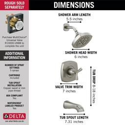 Stryke Monitor 14 Series Single Function Pressure Balanced Tub and Shower with Cross Handle - Less Rough-In Valve - n6bxq57ba8y9pove1ett@2x.jpg