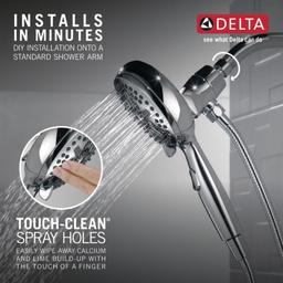 Universal Showering 1.75 GPM Multi Function Hand Shower Package with SureDock Integrated Shower Arm holder - Limited Lifetime Warranty - n6nbudg9ato6e5ulubhn@2x.jpg