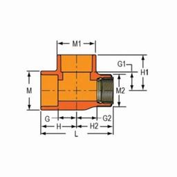 FlameGuard® Head Tee, 1 x 1/2 x 1 in, Socket x Brass FNPT x Socket, CPVC - n7e7zggaurm6vpjzpqct@2x.jpg