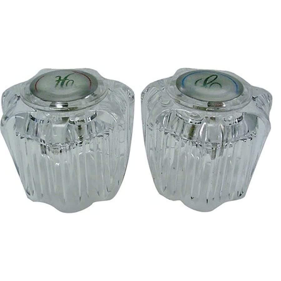 Pair of Handle, 1-1/8 x 1-7/8 in, For Use With Delta-Delex Faucets, B-13 Broach Style, Acrylic - na1tqzyq4j8xtwhzbcei@2x.jpg